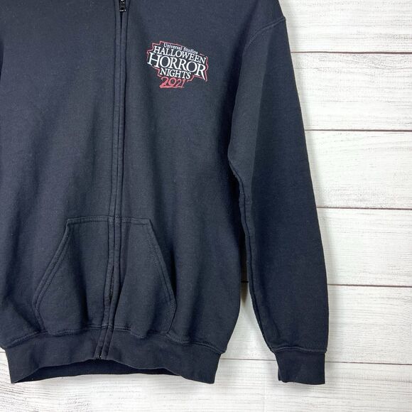 Universal Studios Unisex Sweatshirt Size XS Black Halloween Horror Nights 2021 - Picture 4 of 10